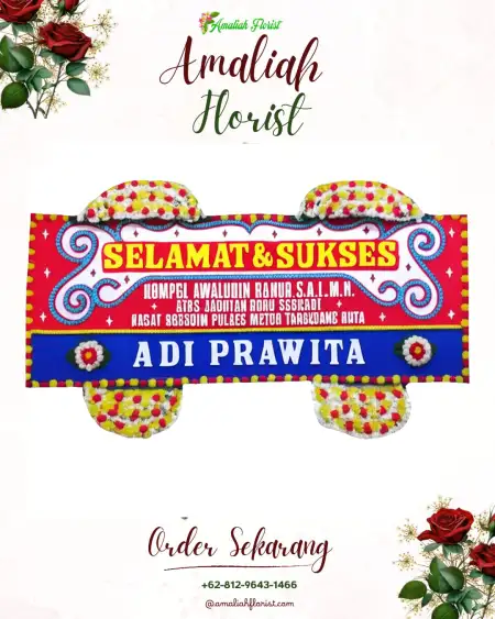 Papan Bunga Ucapan Selamat Bojongwetan
